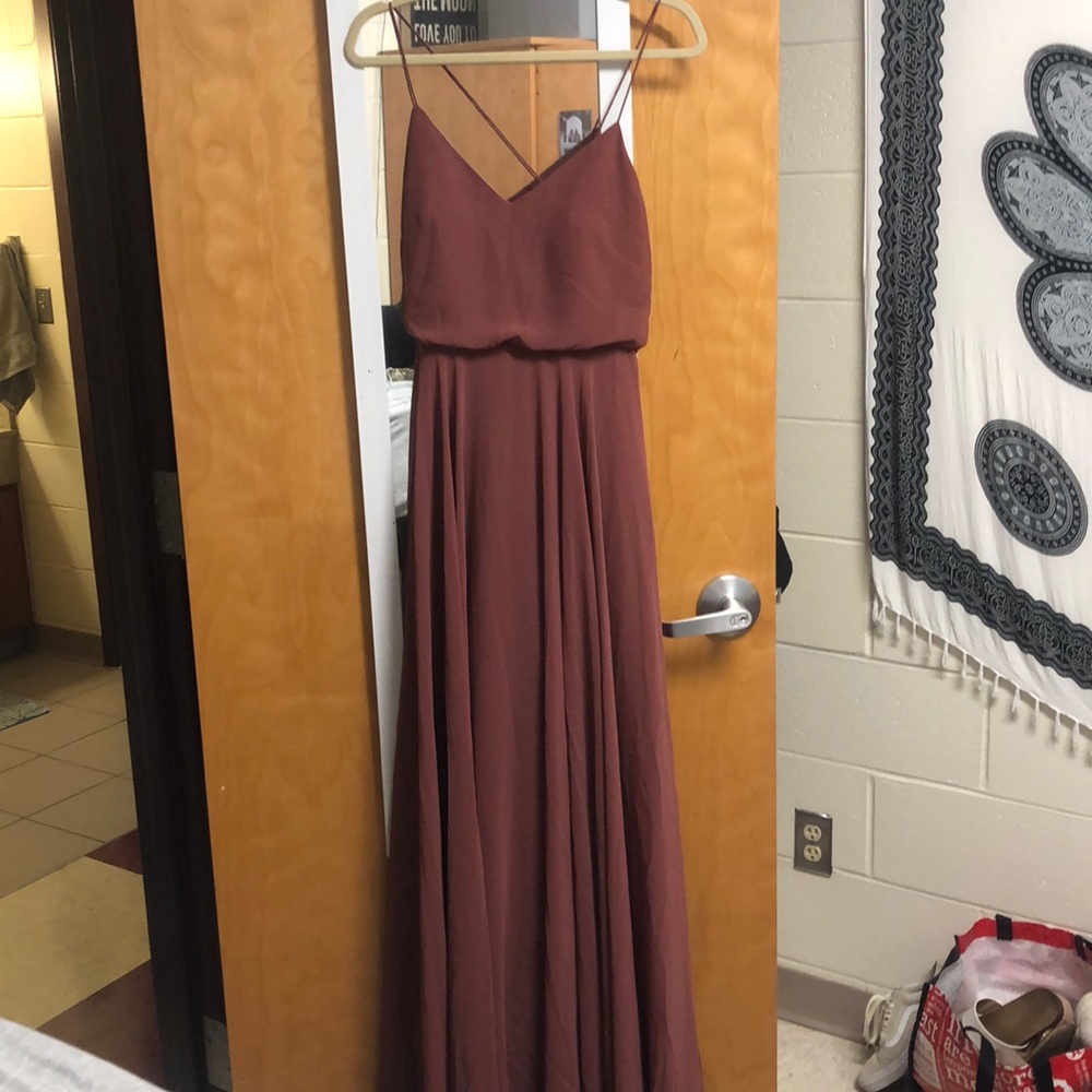Jenny Yoo Mauve Wedding Dress